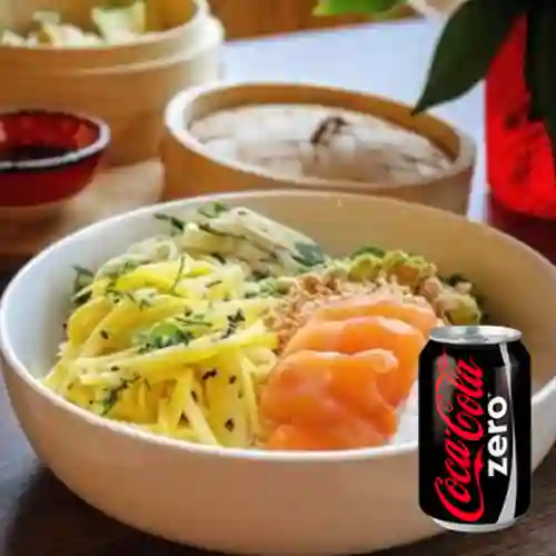 Combo Bowl de Salmon + Coca Cola Zero 235 ml
