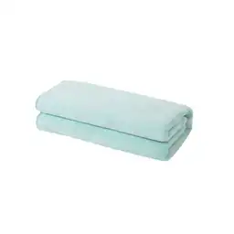 Toalla Para Baño de Microfibra Absorbente Azul Miniso