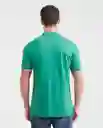 Camiseta Polo Neru Neck Verde Cebollín Oscuro XL Chevignon