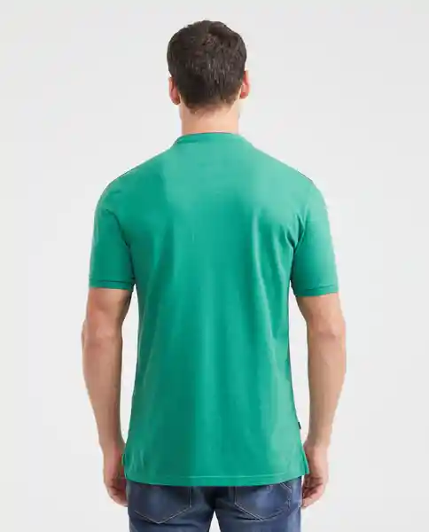 Camiseta Polo Neru Neck Verde Cebollín Oscuro XL Chevignon