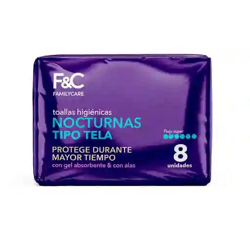 Toallas Family Care Nocturnas Cubierta de Tela