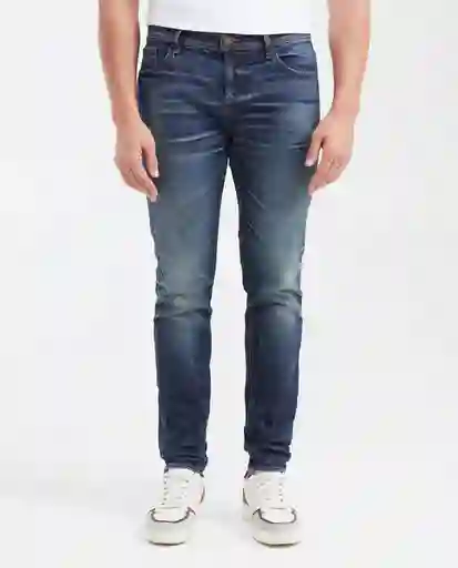 Jean Súper Slim- Rider Azul Francés Medio Talla 32/32 Chevignon