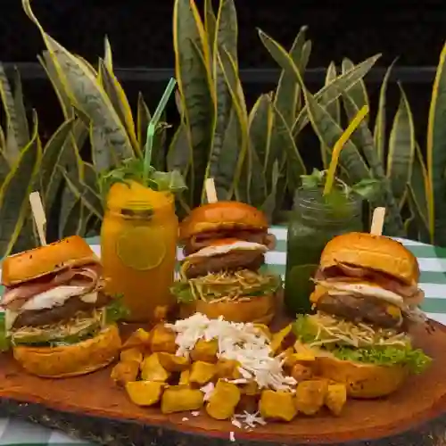 Combo Tri con Huevo (3hb+criolla+bebida)