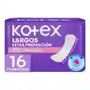 Protector Diarios Kotex Largos 16 Und