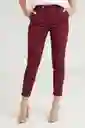 Pantalón Turin Color Rojo Vino Talla 12 Ragged