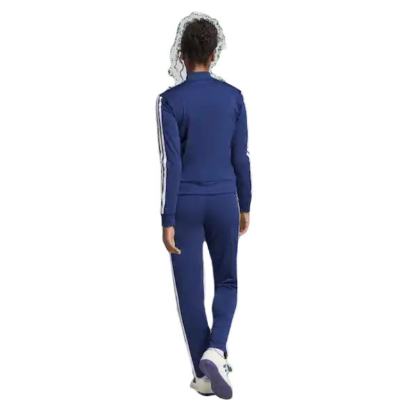 Adidas Buzo Sudadera 3S Tr Ts Lifestyle e Mujer Azul d Talla M