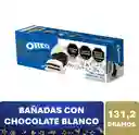 Oreo Galleta Doble de Chocolate con Crema Navidad White Fudge