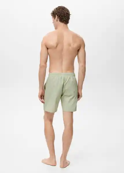 Short Seer Verde Pastel Talla XS Hombre Mango