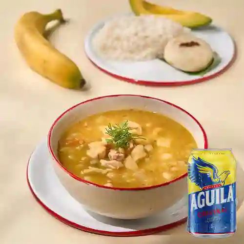 Combo Mondongo de Doña Mariela + Aguila Orig Lta 330ml