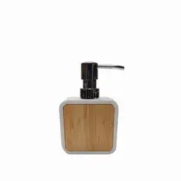 Dispensador de Jabón Madera y Blanco Ambiente Gourmet