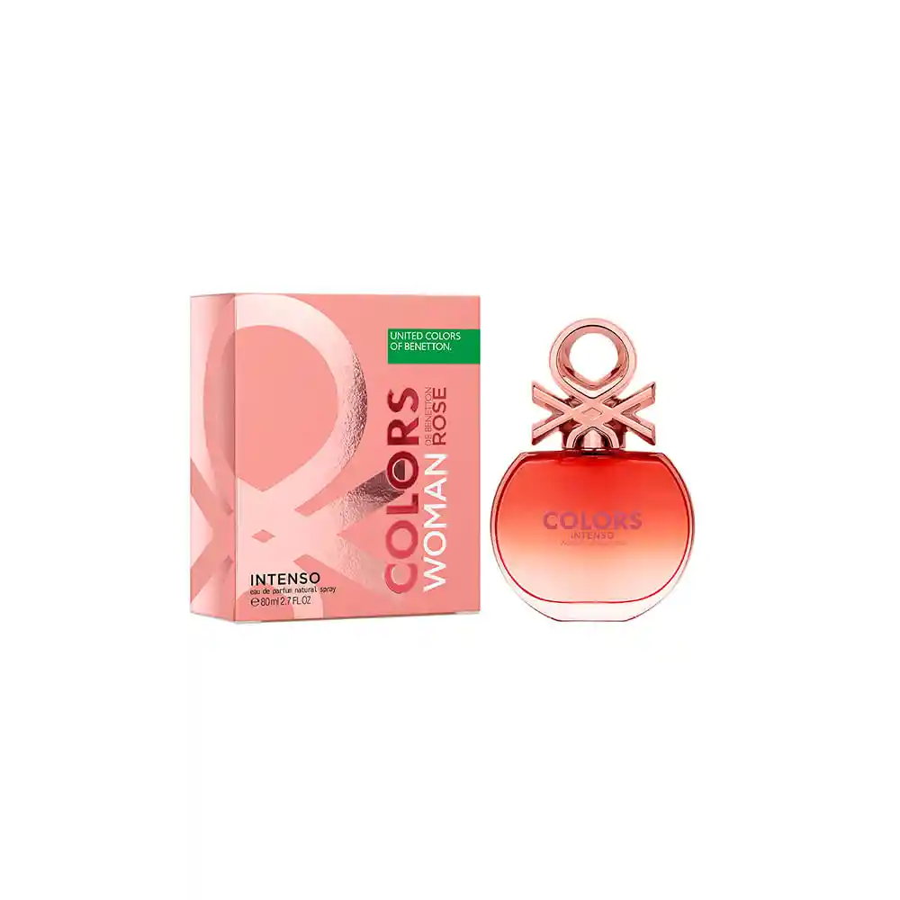 Benetton Perfumecolors Rose Woman Intenso Edp 80Ml