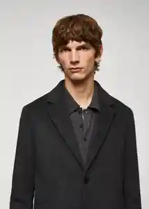 Abrigo Dalan Gris Talla L Hombre Mango