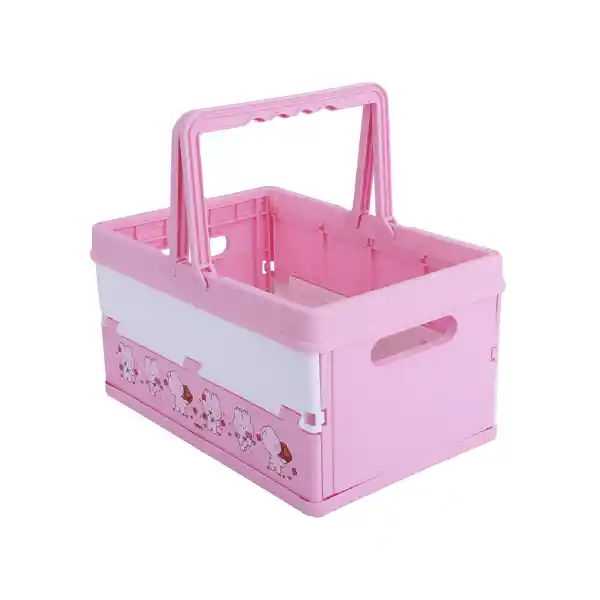 Organizador de Plástico Plegable Ratora Rosa Miniso