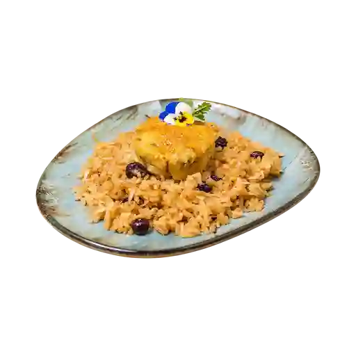 Arroz con coco y bananitos