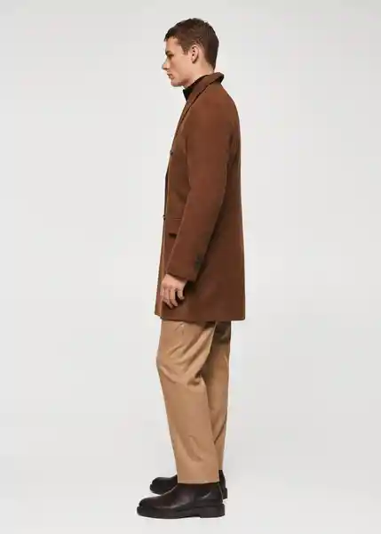 Abrigo Pep-I Caramelo Talla M Hombre Mango