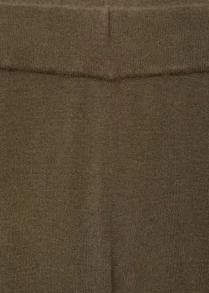 Pantalón Vieira Khaki Talla S Mujer Mango