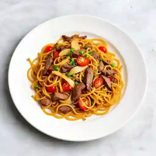 Tallarin saltado de lomo