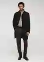Abrigo Metro Negro Talla XXL Hombre Mango