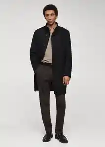 Abrigo Metro Negro Talla XXL Hombre Mango