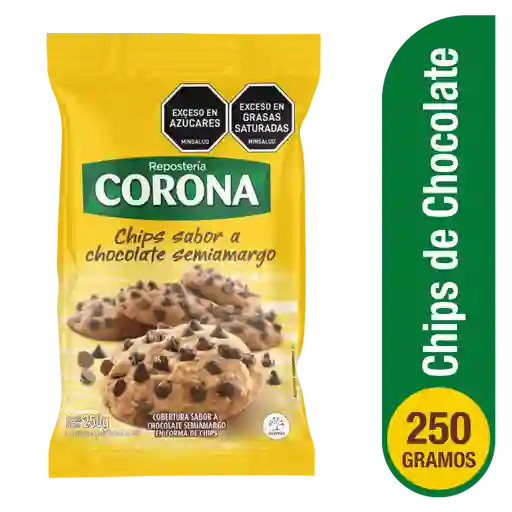 Corona Chips de Chocolate Semiamargo