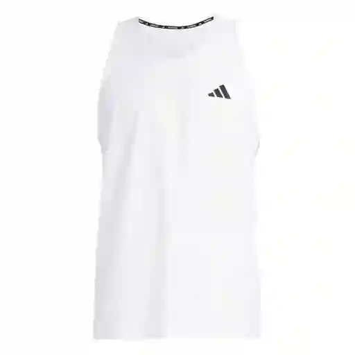 Adidas Camiseta Otr B Tank Para Hombre Blanco Talla L