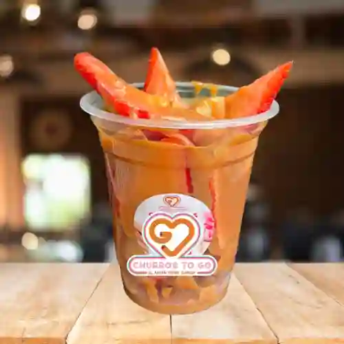 Vaso Fresas Arequipe (con 2 Churros)
