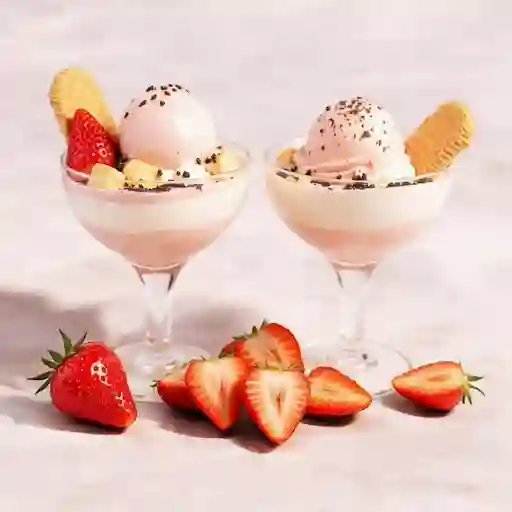 FRESAS CON CREMA