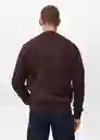 Buzo Sudadera Nola Vino Talla L Hombre Mango