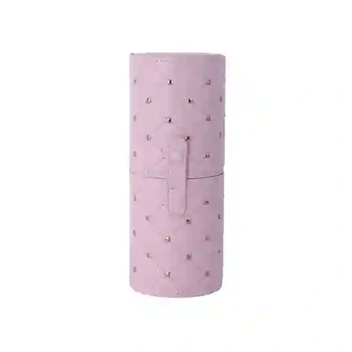 Organizador Plástico Brocha Maquillaje Patrón Rosa L Miniso