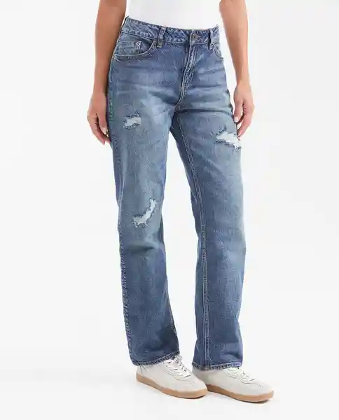Jean Cosmo Femenino Azul Francés Talla 10 Chevignon