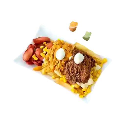 Salchipapa de la Casa