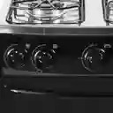 Abba Estufa Ab 101-5 N Neg - 4 Ptos Negra Horno Inox Torre