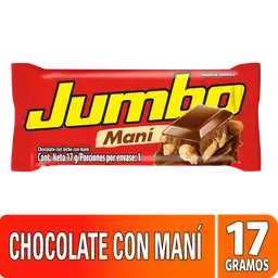 Chocolatina Jumbo Mani