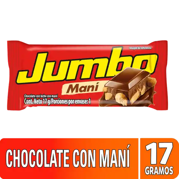 Chocolatina Jumbo Mani