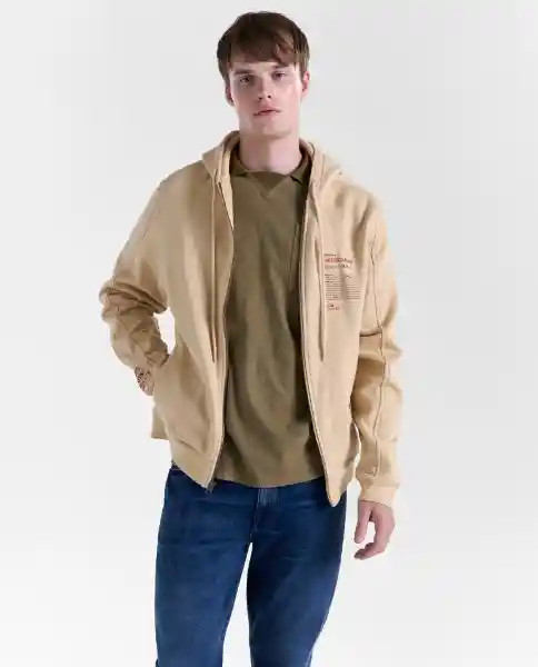 Buzo Hombre Beige Talla L 889G020_BEI151217 Americanino