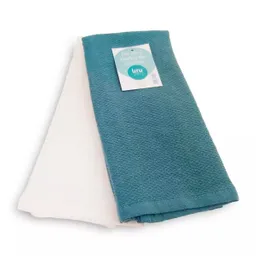 Set Paño de Cocina Elegant Verde 40 x 60 cm