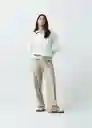 Suéter Tejido Mujer Crudo Marfil Claro M 581G072 Naf Naf
