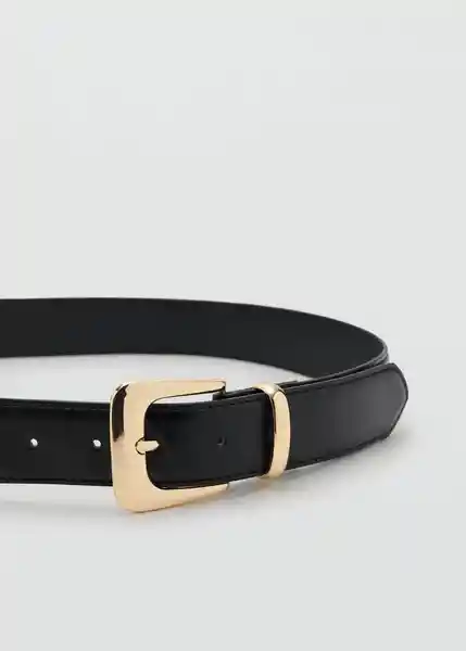 Cinturón Apen Negro Talla S Mujer Mango