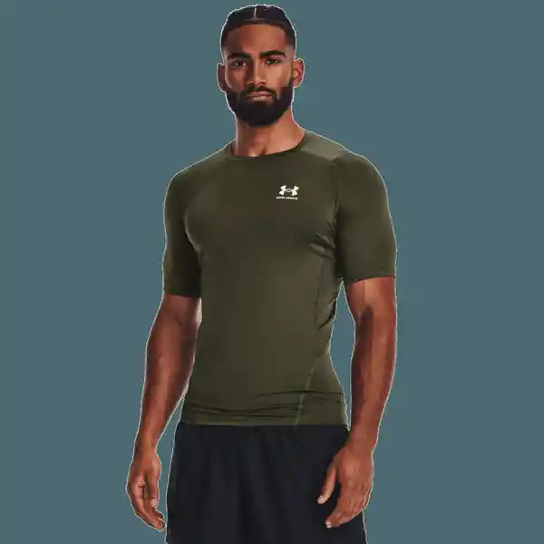 Under Armour Camiseta Hg Ss Para Hombre Verde Talla MD