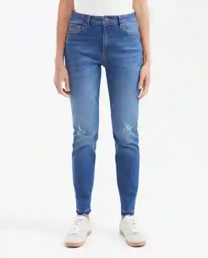 Jean Cosmo Femenino Azul Oscuro Talla 10 Chevignon
