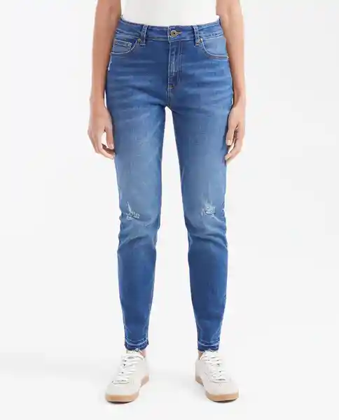 Jean Cosmo Femenino Azul Oscuro Talla 10 Chevignon