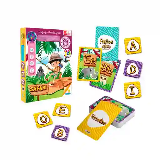 Unitoys Juego de Mesa Safari Entre Letras Abc