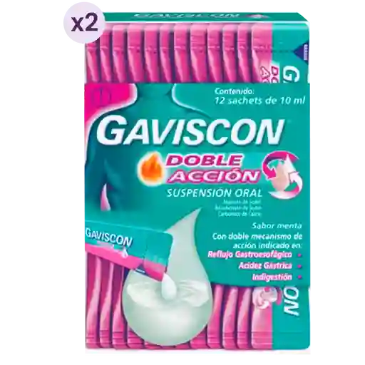 2 x Gaviscon DA Sachet