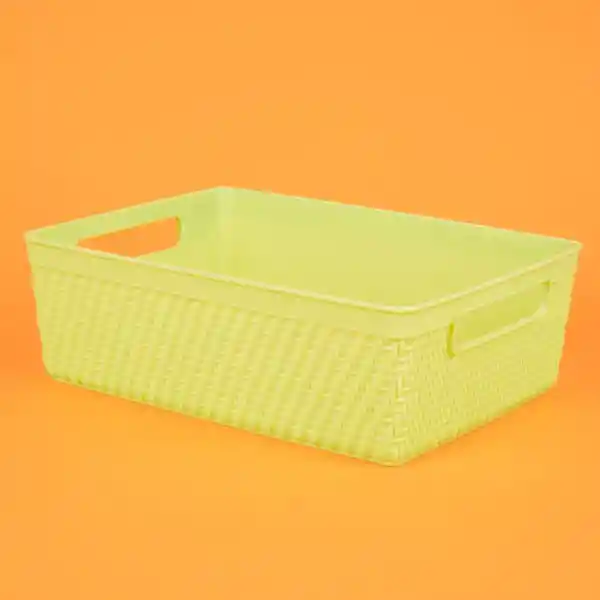 Organizador de Plástico Verde 24 cm Miniso