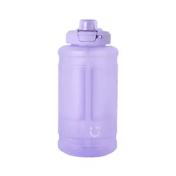 Vaso Plástico Con Pitillo y Tapa Abatible 1900 mL Serie Miniso