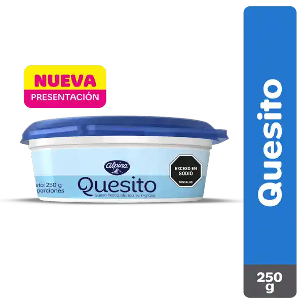 Quesito Queso Fresco Alpina 250 g