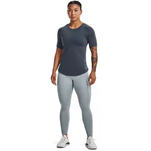 Under Armour Camiseta Ua Rush Ss Gris Talla SM