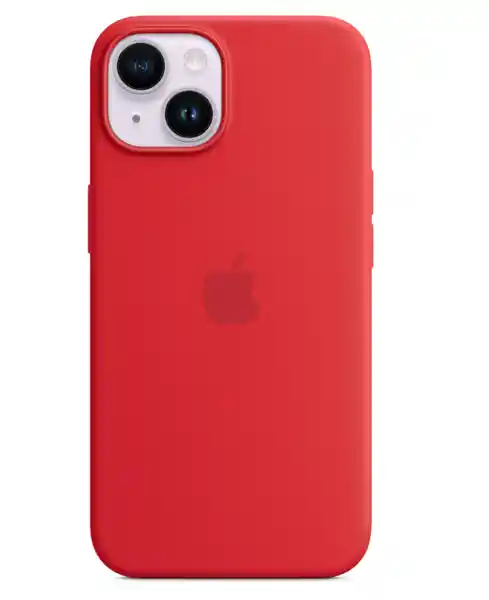 Apple Silicone Case iPhone 14 With Magsafe Product Red