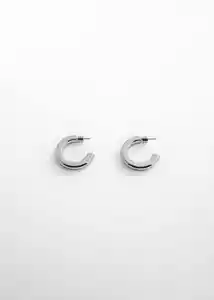 Pendientes Marcia Plata Talla 99 Mujer Mango