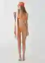 Top Bikini Solene Naranja Talla M Mujer Mango